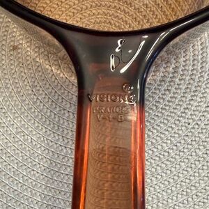 Visions France V-1-B Amber Glass Saucepan with lid